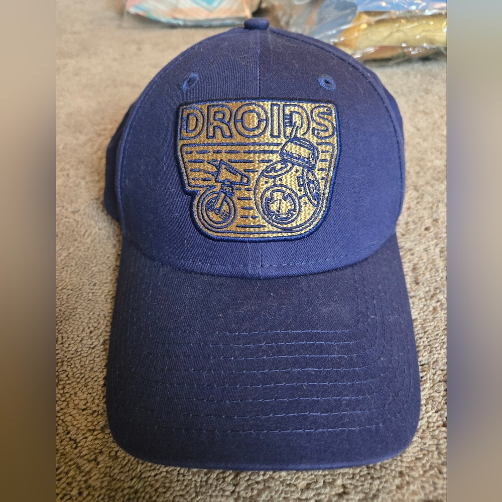 Star War Droid Runners Blue/Gold Adjustable Snapback